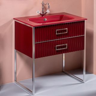 Раковина Armadi Art Monaco 80см бордо 852-080-BR