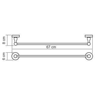 WasserKRAFT Полотенцедержатель-кольцо K-6930