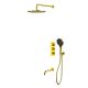 Душевой комплект термостатический WHITECROSS Y YSET11TOPGL золото