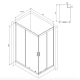Душевой уголок AM.PM Gem 120x90 W90G-404-120290-MT профиль Хром матовый стекло прозрачное