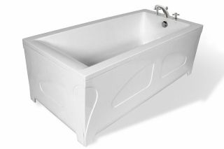 Ванна из литьевого мрамора Эстет Delta 150 silk ФР-00014531 150x75см белый матовый