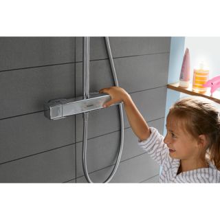 Душевая стойка HANSGROHE Croma E 280 1jet Showerpipe 27630000 с термостатом