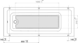 Акриловая ванна Triton Аура 170x70 см