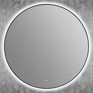 Зеркало с подсветкой ArtMax Sanremo AM-San-1000-DS-F-Nero 100 см чёрный