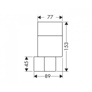 Стакан для щеток Hansgrohe SteeL 41234800 хром