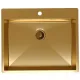 Мойка кухонная Reflexion Iseo 60-GD RX2260GD брашированное золото