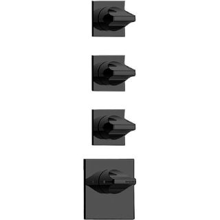 Встраиваемый смеситель для душа Bossini Apice Z035205.073 с термостатом чёрный матовый