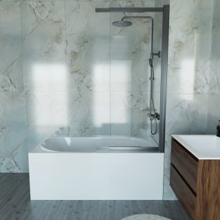 Ванна акриловая Vincea VBT-2A150-LG с ножками 1500*750*470, пристенная, цвет белый