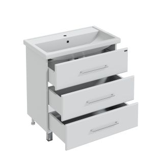 Напольная тумба под раковину Санта Омега 207006 80 см белый