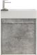 Подвесная тумба под раковину Art&Max Family 40см цемент Family-400-1D-SO-CV