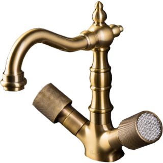 Смеситель для раковины Boheme Royal 312-Royal бронза