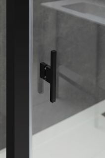 Душевая дверь Allen Brau Priority 140 3.31012.BBA профиль Черный