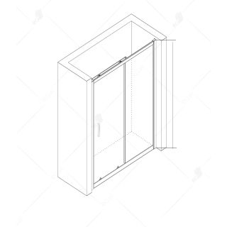 Душевая дверь RGW CL-14B 32091410-14 черная