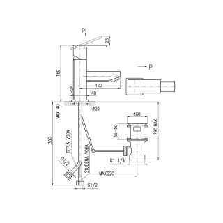 Смеситель для раковины Rav Slezak Royal ROYAL1027.5Z золото