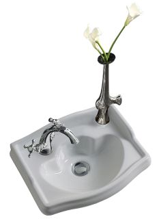 Раковина Kerasan Retro 103301*1 sx белая 41 см