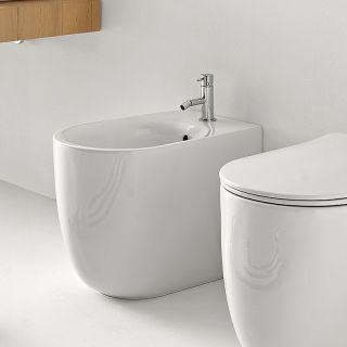 Биде напольное Kerasan Nolita 532030*1 белое