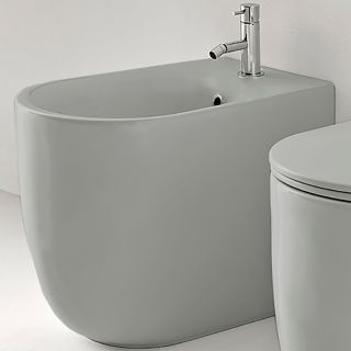 Биде напольное Kerasan Nolita 532059*1 серое