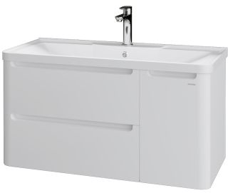 Тумба подвесная под раковину Grossman Adel 1010001 100см белая