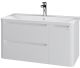 Тумба подвесная под раковину Grossman Adel 1010001 100см белая