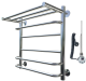 Электрический полотенцесушитель Тругор Идеал комби 3 П с полкой 60x50см хром Идеал/комби3/элТЭН6050П