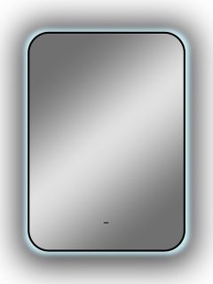 Зеркало с подсветкой Continent Torry ЗЛП1530 с бесконтактным сенсором 50x70см чёрный