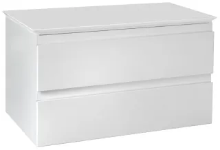 Тумба под раковину Jacob Delafon Madeleine EB2083-J5 со столешницей и подсветкой 80 см белый блестящий