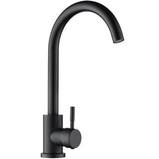 Смеситель для кухни Orange Steel M99-009b Черный матовый