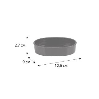 Мыльница FIXSEN ROUND BLACK (FX-454-4)