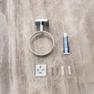 Держатель для фена РМС A1122 кольцо хром