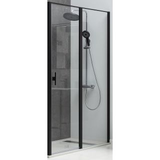 Душевая дверь Allen Brau Priority 90 3.31027.BBA профиль Черный браш