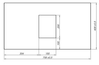 Столешница под раковину Allen Brau Priority 80 1.31010.B-S Бежевый структ