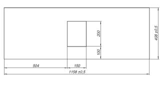 Столешница под раковину Allen Brau Priority 120 1.31012.B Бежевая