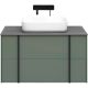 Тумба под раковину Allen Brau Reality 90 1.32006.CGM подвесная Олива матовая