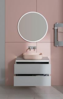 Тумба под раковину Allen Brau Infinity 100 1.21003.PWM подвесная Папирус матовый