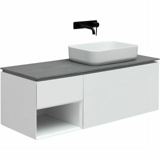 Тумба под раковину Allen Brau Infinity 120 R 1.21008.WM подвесная Белая матовая