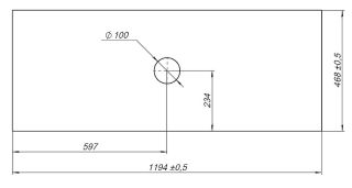 Столешница под раковину Allen Brau Fantasy 100 1.11010.G-S Серый