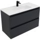 Тумба под раковину Allen Brau Eclipse 100 1.E1003.AM подвесная Антрацит матовый