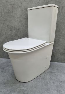 Унитаз CeramaLux 1223A с бачком и сиденьем Микролифт