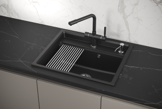 Мойка кухонная Granula Kitchen Space 6003, ШВАРЦ