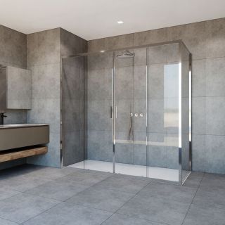 Душевой уголок Vincea Garda VSR-1G29020CL 200x90 см