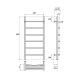 Полотенцесушитель водяной Point Афина PN04148P 40x80см П5 хром