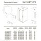 Душевой уголок Veconi Rovigo RV-073R/L, 800х900х1950, хром, стекло дождь