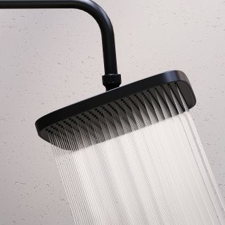 Душевая стойка Damixa Gala 953770300 с термостатом черная матовая