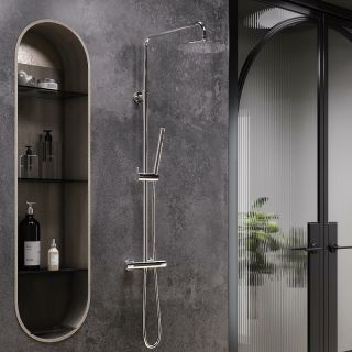 Душевая стойка Damixa Scandinavian Pure 936800000 с термостатом Хром