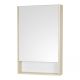 Зеркальный шкаф Акватон Сканди 55см белый/дуб верона 1A252102SDB20