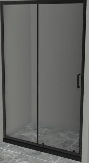 Душевая дверь BelBagno Uno 110см чёрный UNO-195-BF-1-110-C-NERO