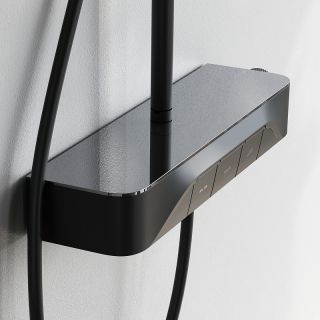 Душевая система AM.PM Func F078F222 с термостатом Черная матовая