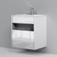 Тумба под раковину Am.Pm Func 60 M8FFUX0601WG подвесная Белая глянцевая