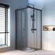 Душевой уголок AM.PM X-Joy W94G-403-9090-BТ 90х90 профиль черный матовый стекло прозрачное