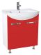 Тумба под раковину Bellezza Альфа 65см красный 00000005611